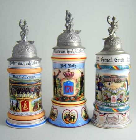 Porzellan Reservistenkrüge – Foto 2