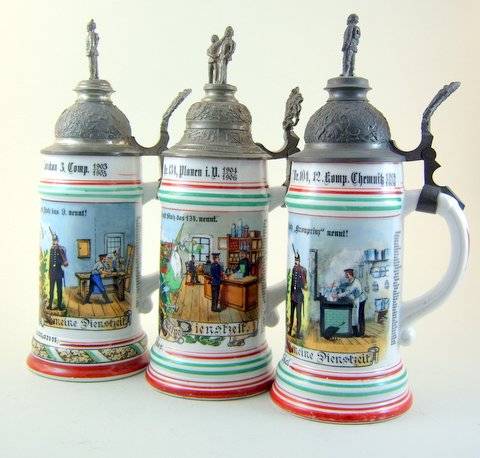 Porzellan Reservistenkrüge – Foto 8