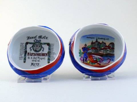 Reservistenteller aus Porzellan