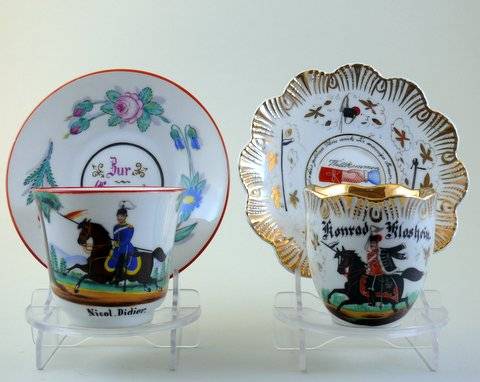 Reservistenmützen aus Porzellan