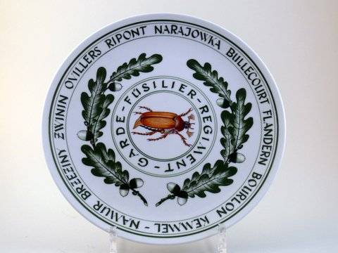 Reservistenteller aus Porzellan