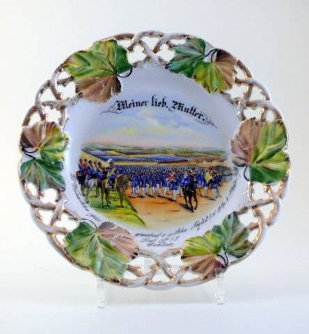 Reservistenkrätzchen aus Porzellan